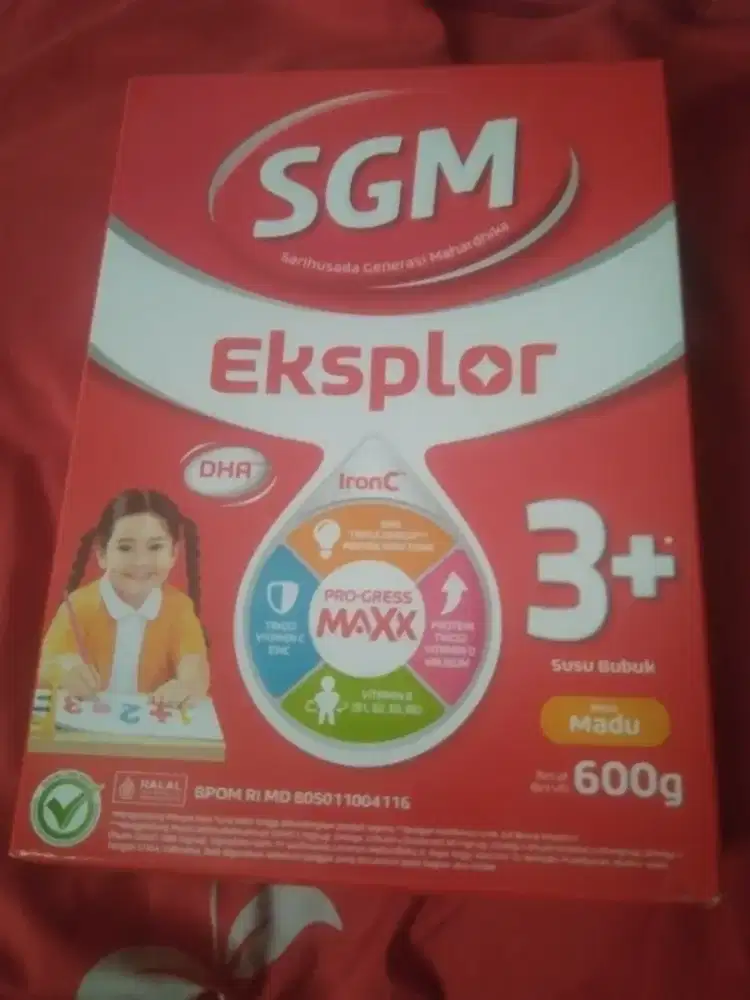 Susu formula SGM Eksplor 600gram Rasa Madu l