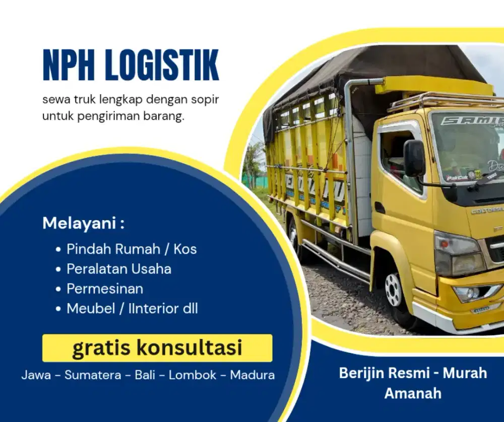 Jasa angkut Lampung sewa truk pindah rumah Lampung