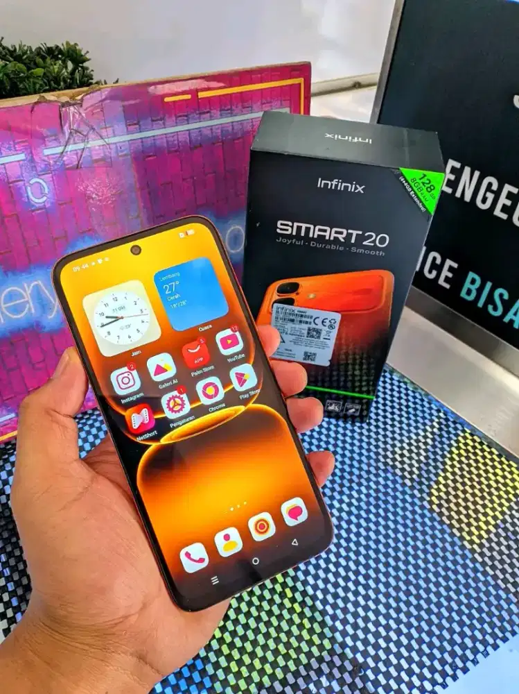 INFINIX SMART 20 4/128 LIKE NEW FULLSET