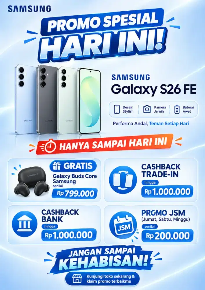 GALAXY S26 FE (PROMO JUSAMI)