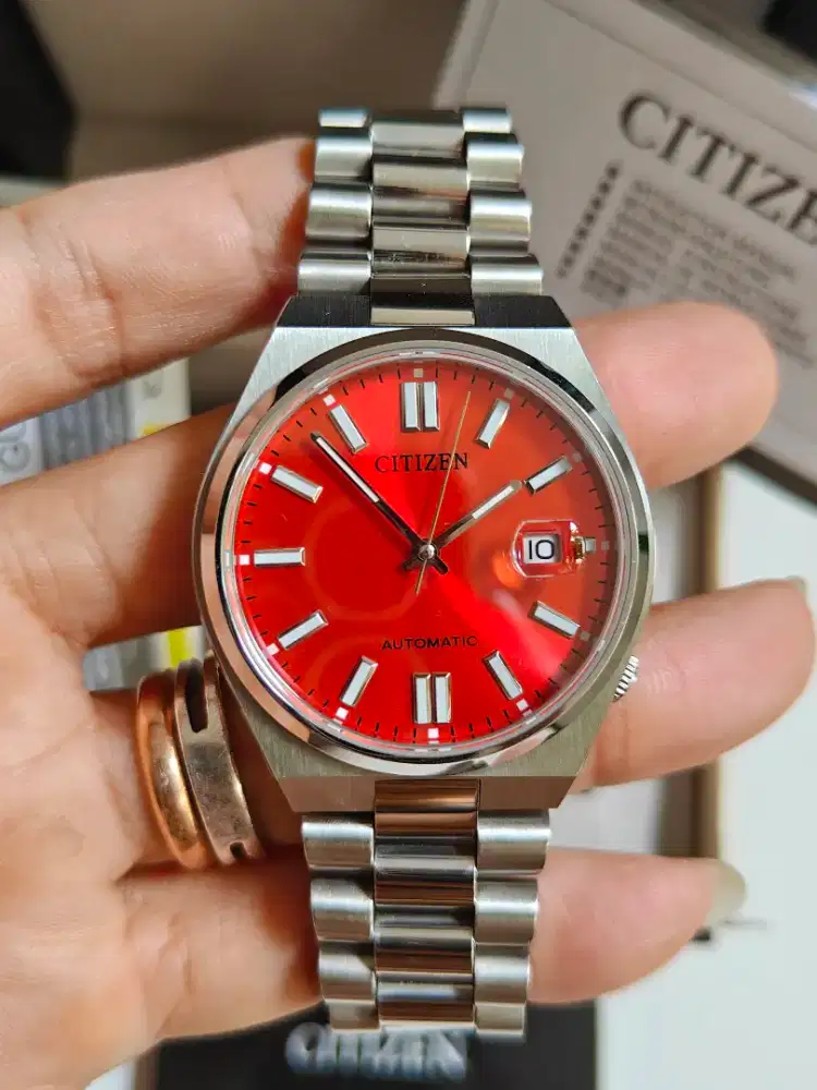 Citizen Mechanical NJ0158-89W Tsuyosa Pantone Blazing limited edition