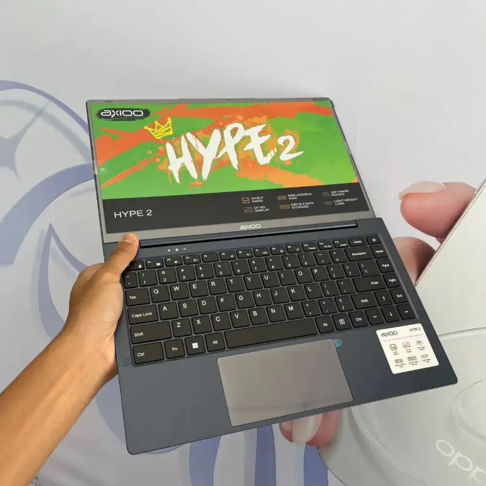 AXIOO HYPE INTEL CELERON RAM 6GB SSD 128GB SIAP PAKAI