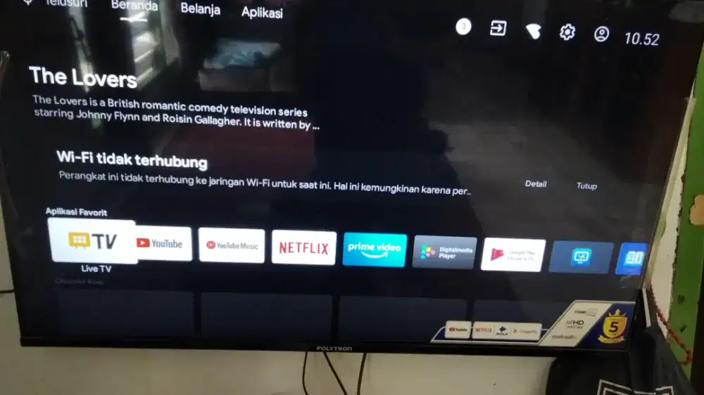 Jual cepat TV Smart Polytron 43ich