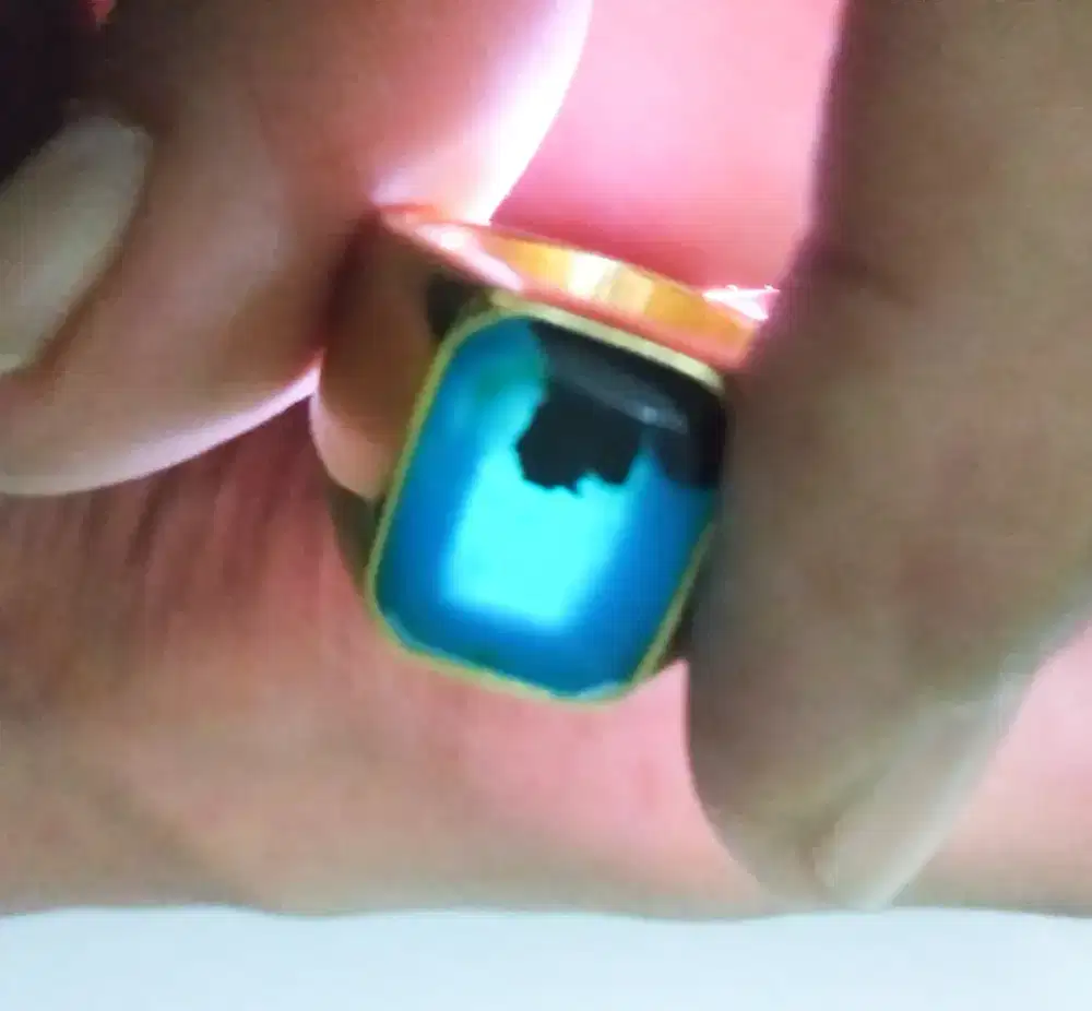 Bacan coklat chrysocola Calcedony