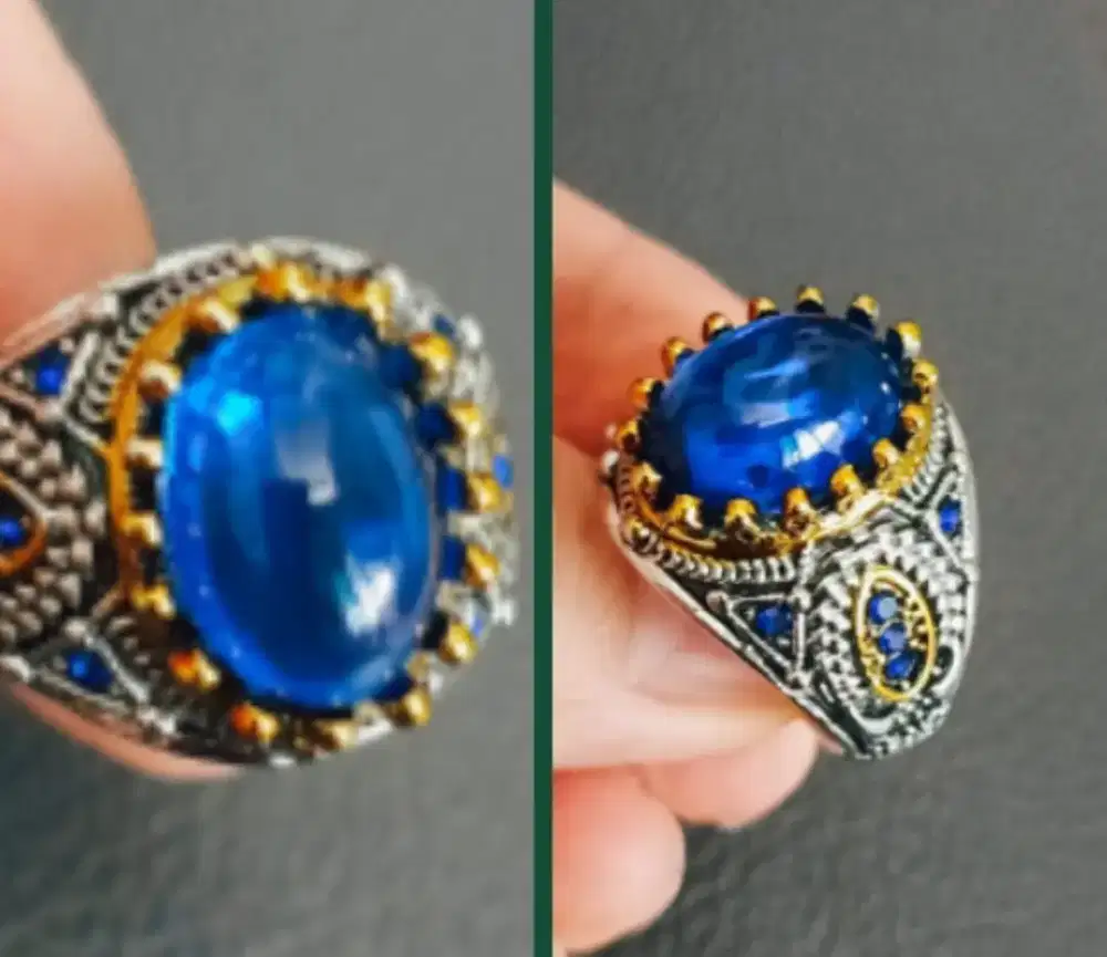 Cincin blue safir istimewa