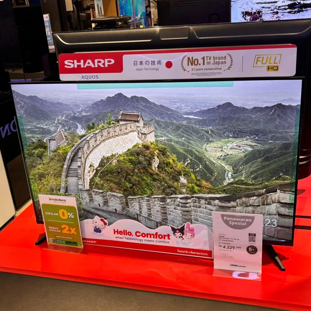 google tv sharp 43
