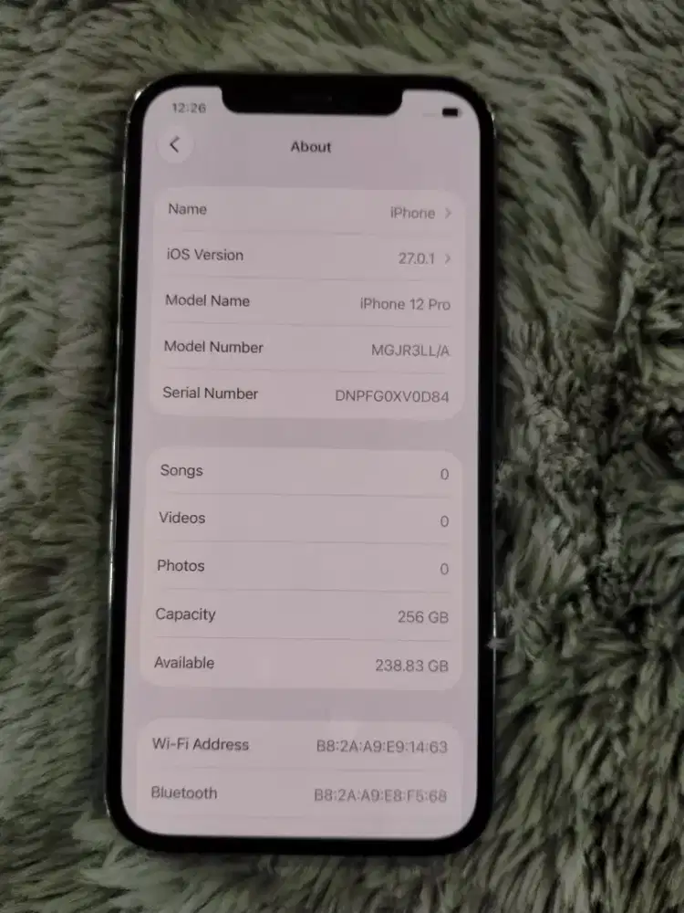 IPHONE 12 PRO - 256GB - INTER