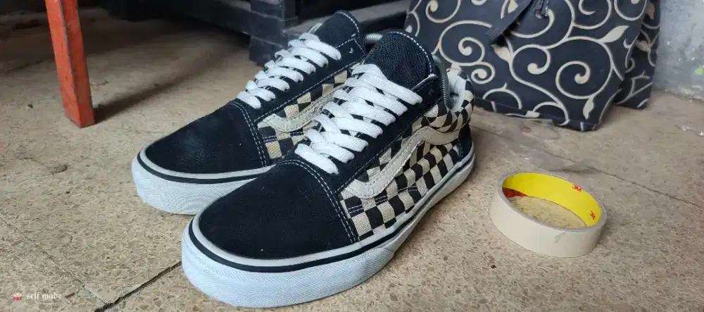 Vans oldskool checkerboard japan market