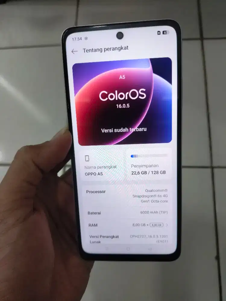 oppo A5 BATANGAN