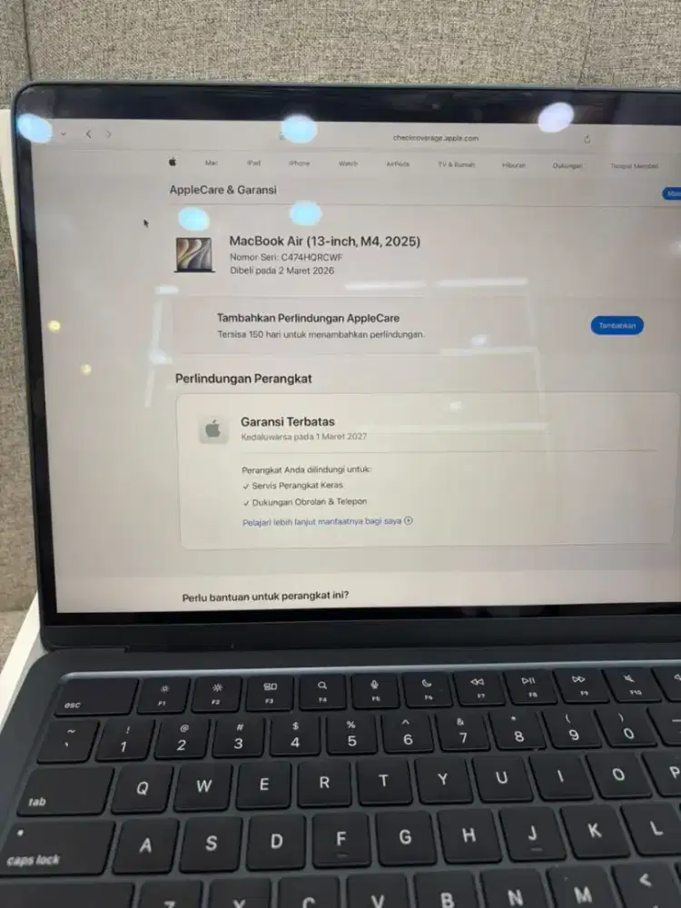 Macbook air m4 16/512gb garansi resmi ibox cicilan bisa ktp only