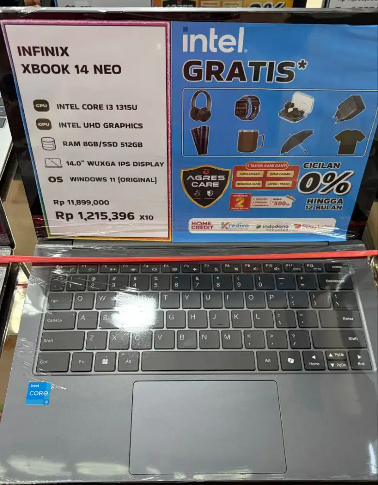 Laptop Infinix Xbook 14 Neo Promo Cicilan Bunga Rendah
