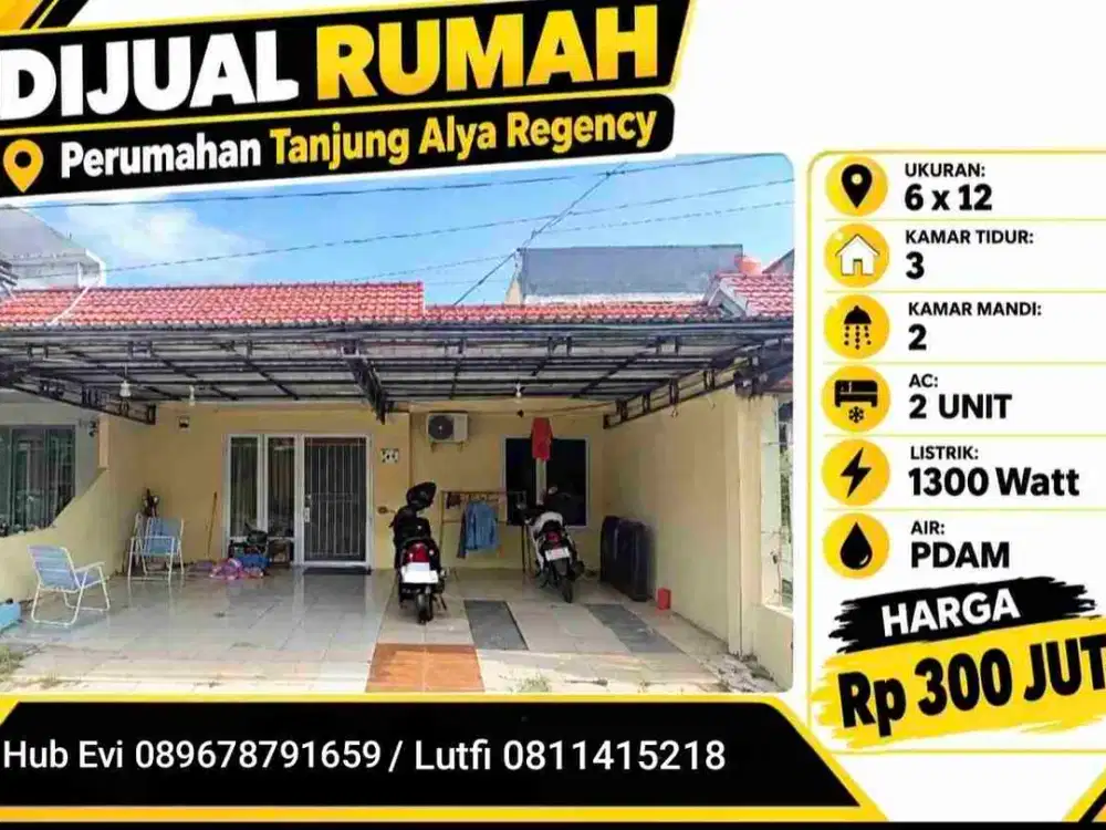 Dijual Rumah di Tanjung Alya Regency Makassar