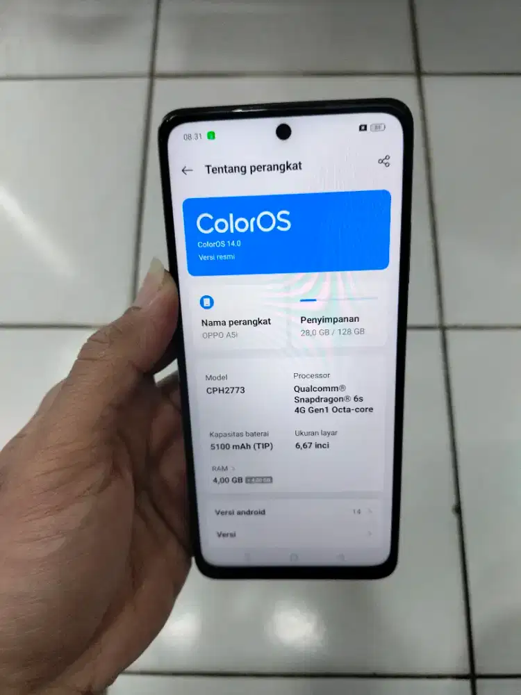 oppo a5i batangan