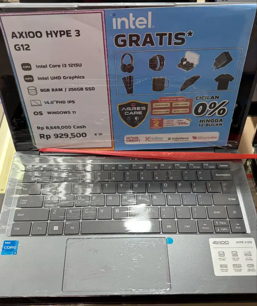Laptop Axioo Hype 3 G12 Promo Cicilan Tenor Panjang