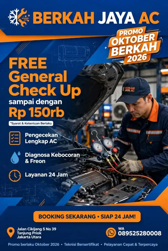 SERVIS AC MOBIL PANGGILAN 24 JAM-RAWA BADAK-KOJA-SUNTER-KELAPA GADING