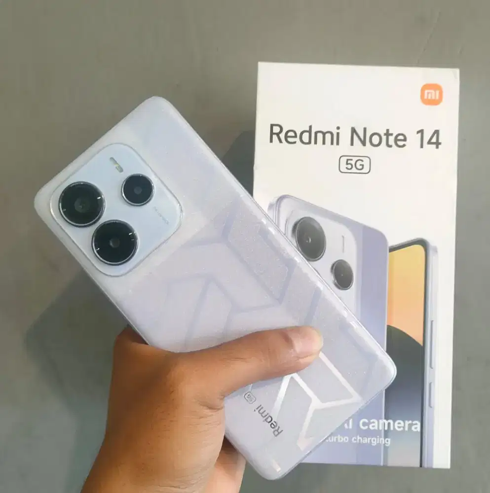 Redmi Note 14 5G (8/256) Lengkap Fullset Bisa Cek Sepuasnya