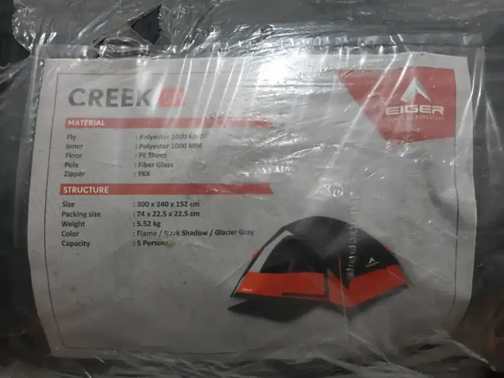 Tenda camping Eiger