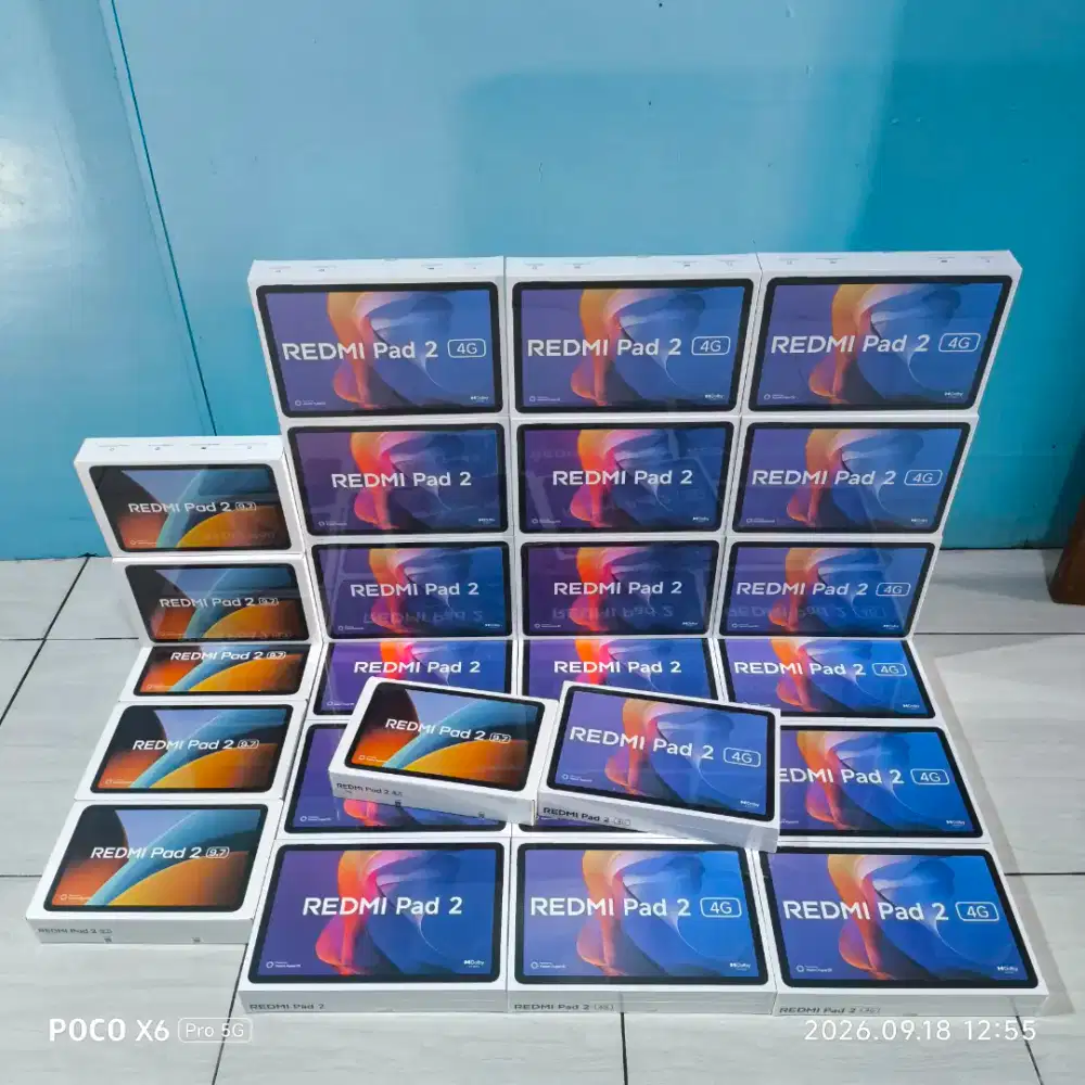 Redmi pad 2 4G 4/256 redmi pad 2 4/128 redmi pad 2 9.7 4/64 baru segel