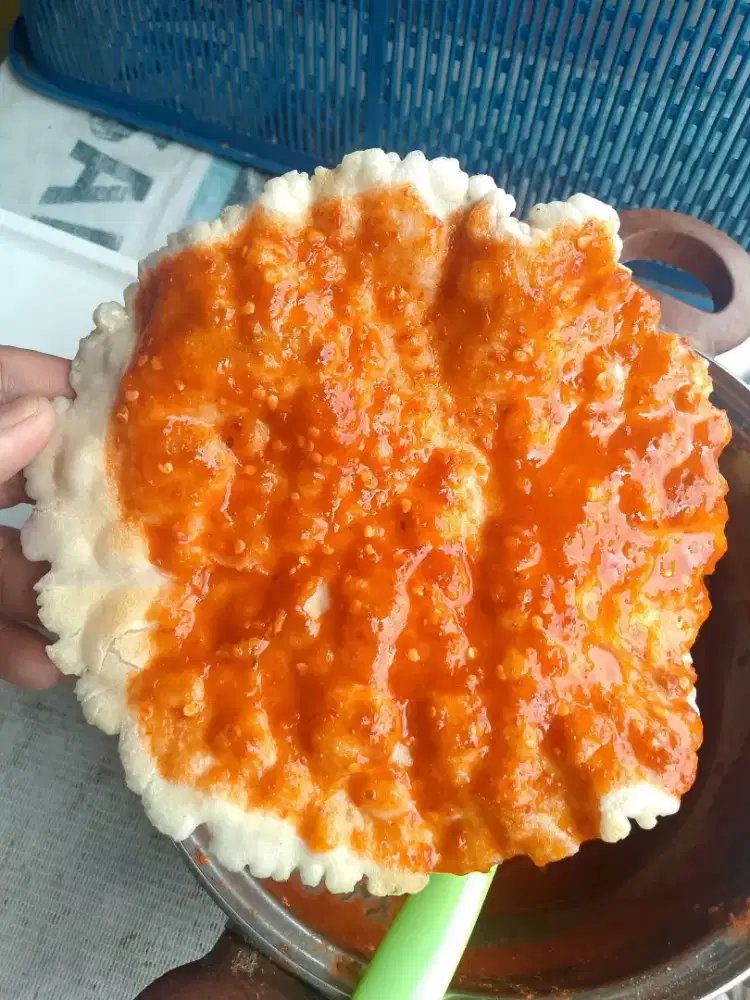 Kemplang bakar/panggang asli dari palembang