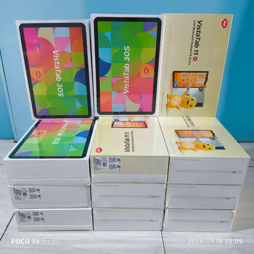 Itel vistatab 30s 4/128 itel vistatab 11 4/128 baru & segel murah