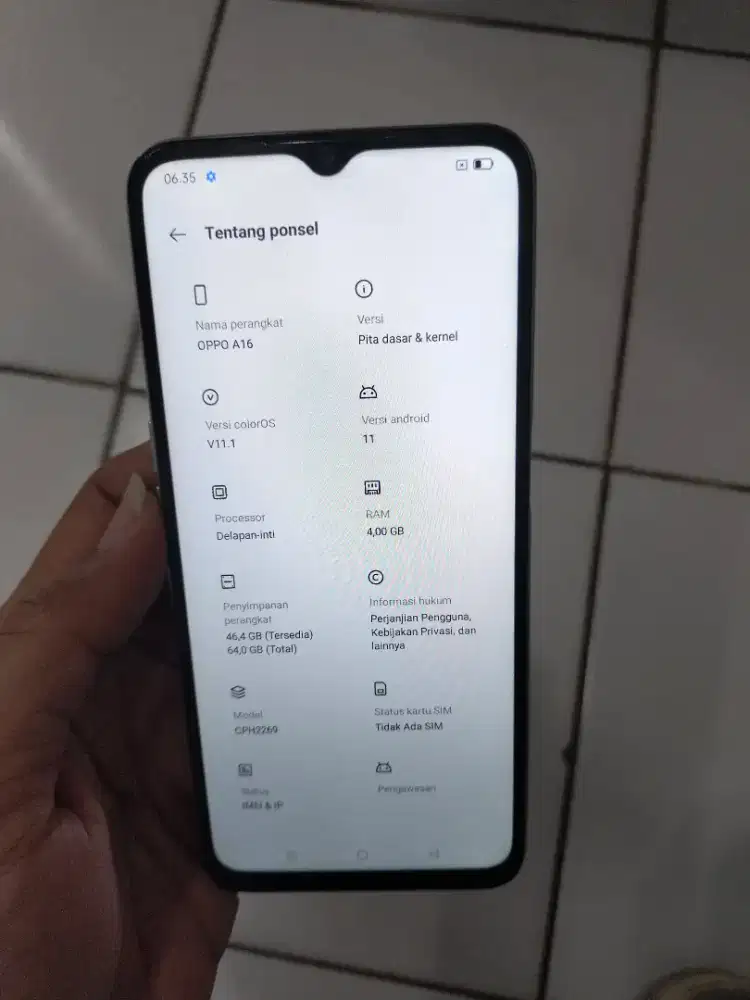 oppo a16 batangN