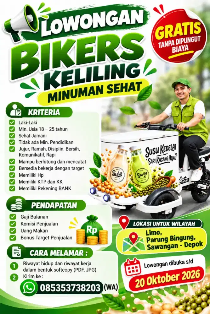 Biker minuman keliling