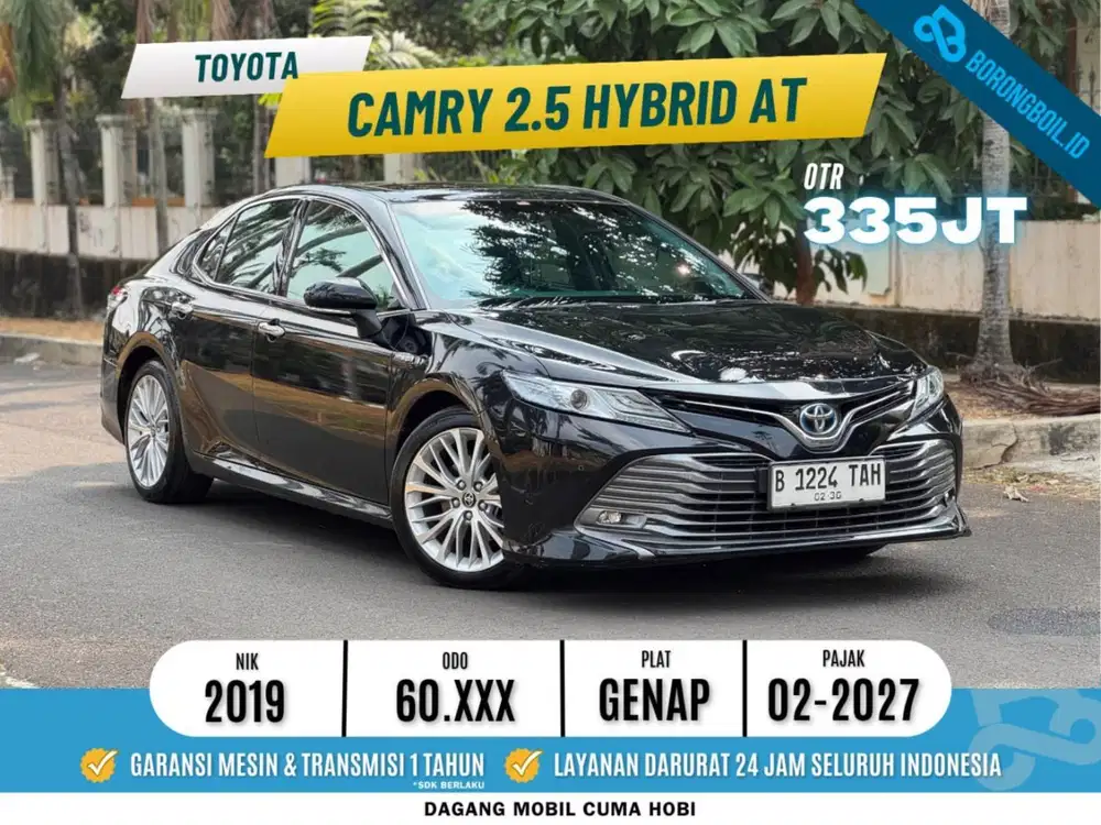 TERMURAH || Toyota Camry 2.5 Hybrid AT Hitam Metalik 2019