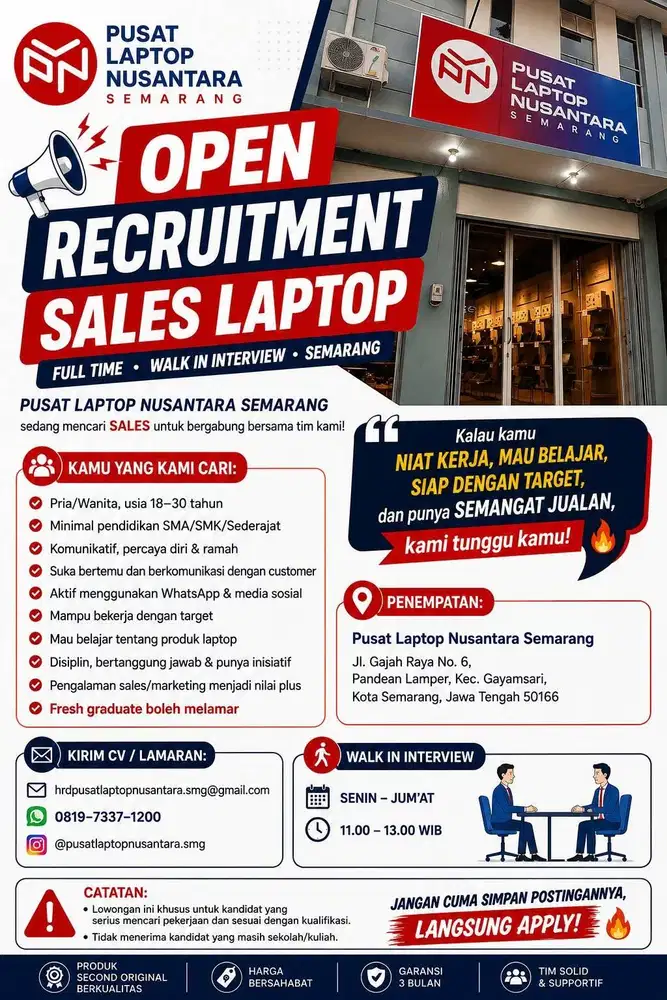 Lowongan Kerja Sales Officer