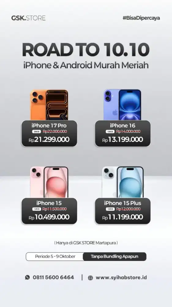 CICILAN IPHONE CUKUP PAKAI KTP TANPA DP