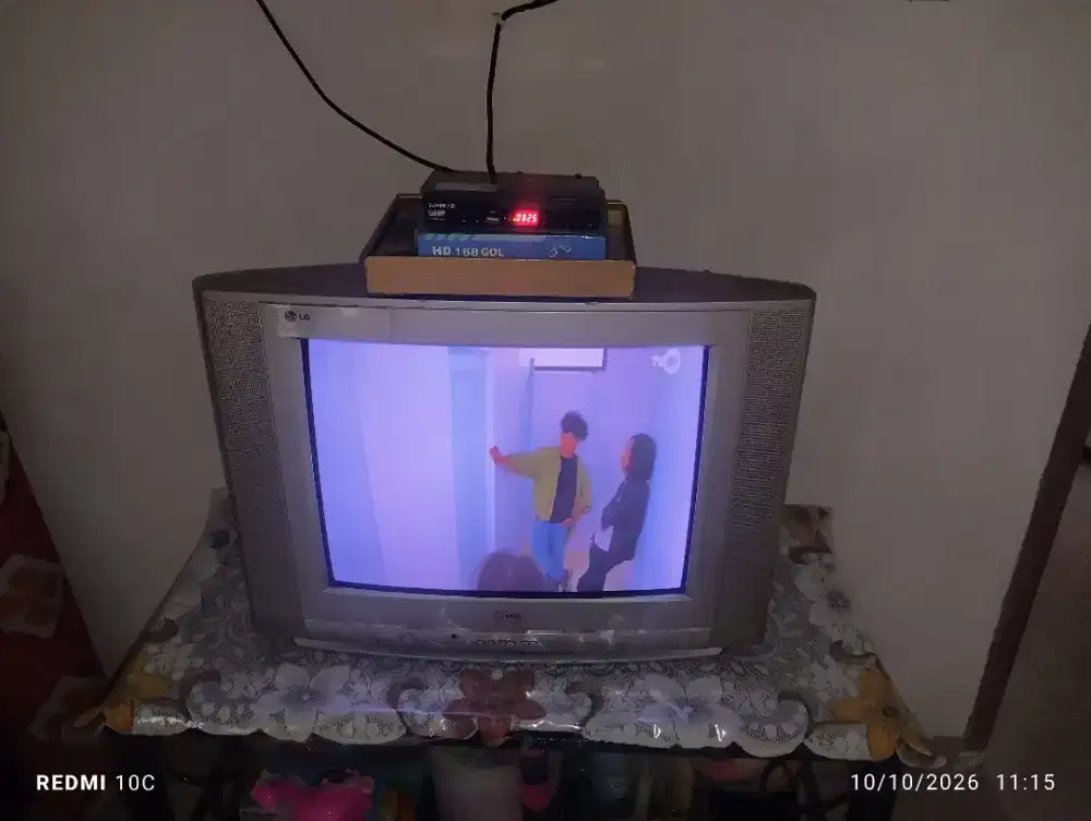 Tv Lg 21inch+setbox+remot jernih siap pakai