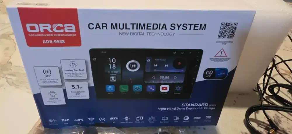 ORCA HU Android ADR 9988 9 inch NFC Emoney Like New