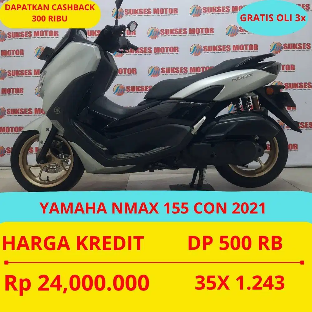 YAMAHA NMAX 155 CON 2021 DP MURAH 500 RIBU GUYSS