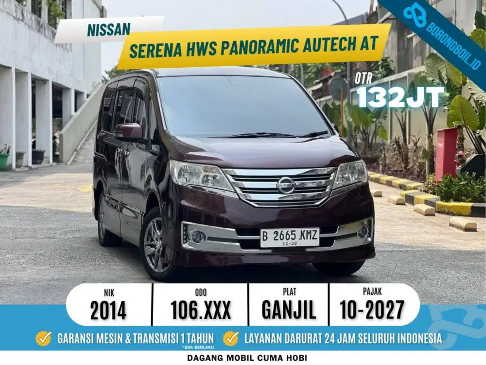 TERMURAH || NISSAN SERENA HWS PANORAMIC AUTECH AT 2014