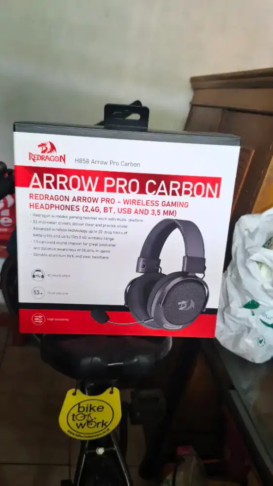 Headphone Redragon Arrow Pro Carbon