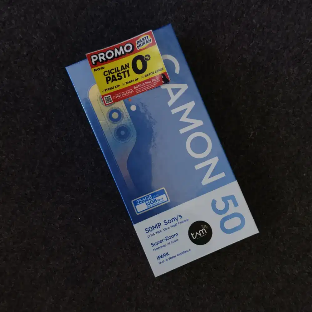 Tecno Camon 50 bisa di antar free ongkir