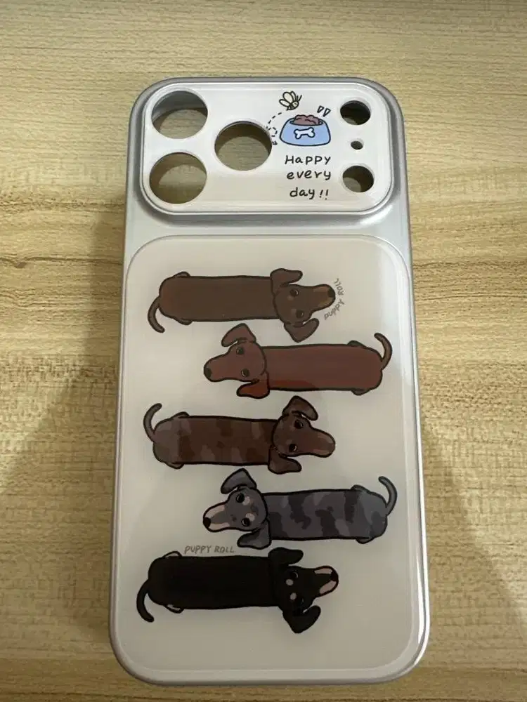 SOFT+HARD CASE IPHONE 17 PRO MAX DOG DOGGY DACHSHUND PREMIUM LIKE NEW