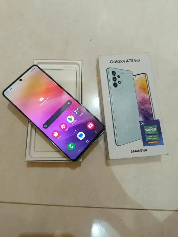 Samsung A73 8/256 fullset mlusss nominusss lancarr jyaa no kndalaa