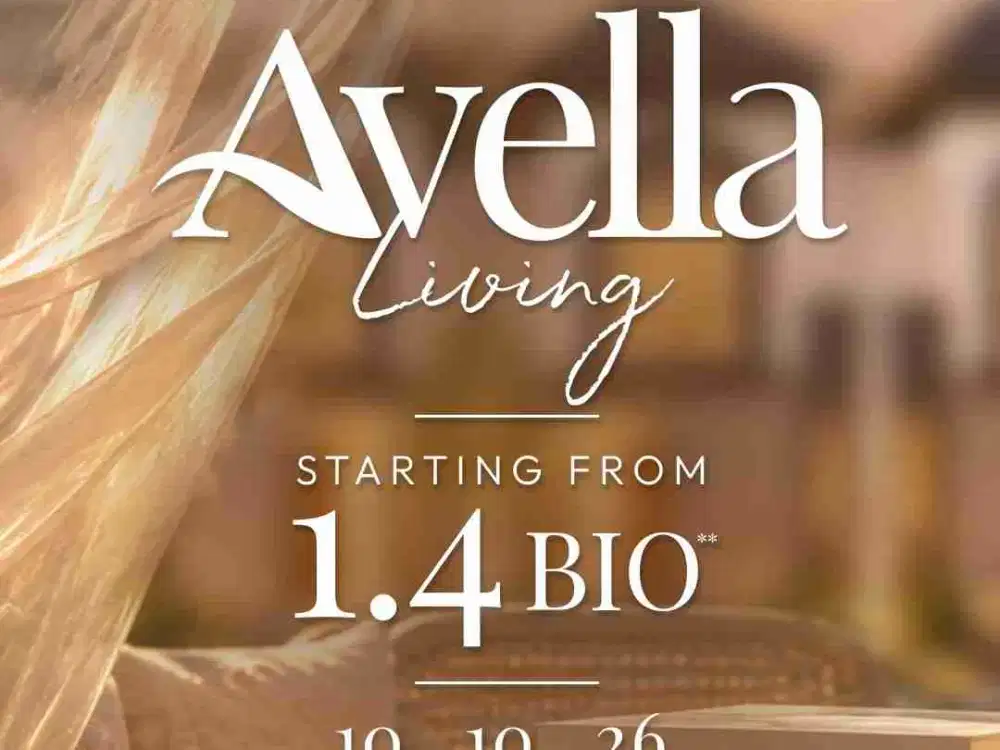 AVELLA Cluster Baru Graha Raya Bintaro  Lokasi 5 Menit Tol Parigi
