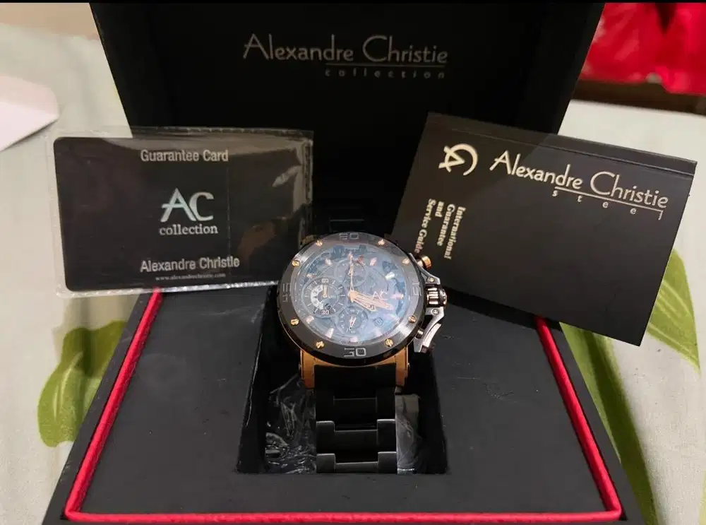 Jam Tangan Alexandre Christie 9205 Rosegold