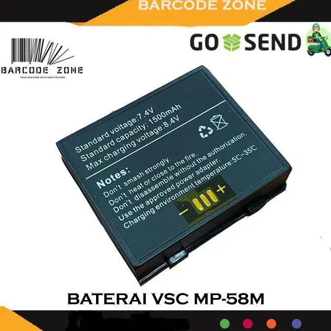 printer mobile thermal bluetooth 58mm Baterai 1500mah Printer MP-58C