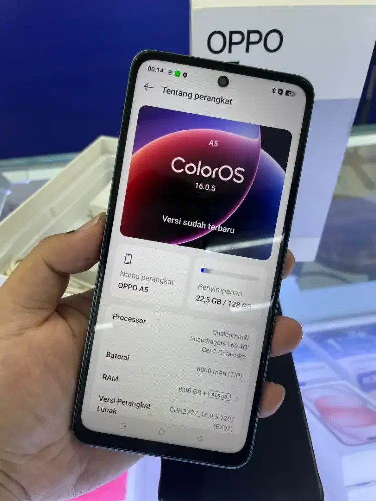 Oppo A5 8/128  Second Like New