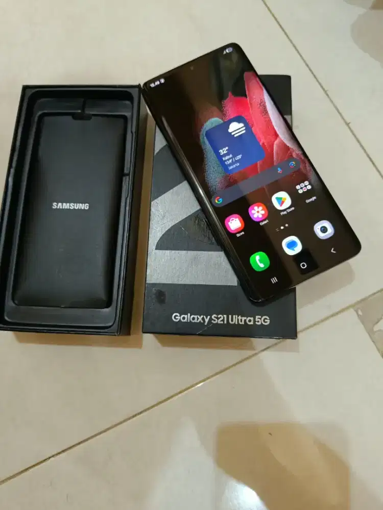 Samsung S21 ultra 16/512 Sein fullset mlusss like new joss , nominuss
