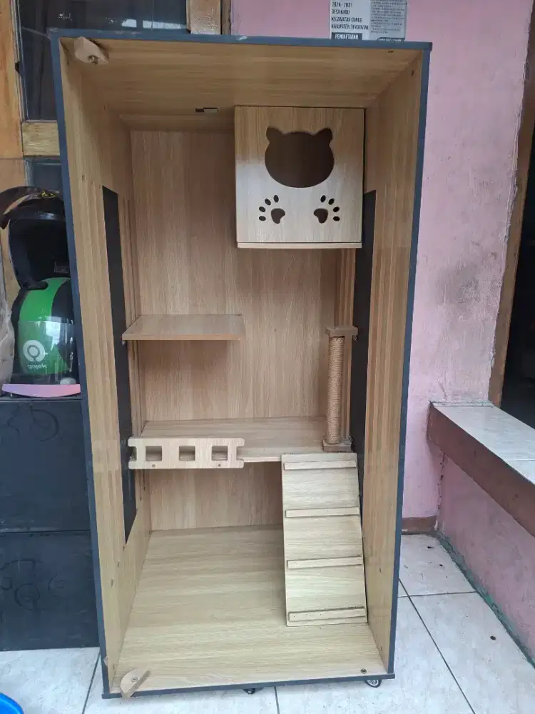 Rumah kucing 60x60x90