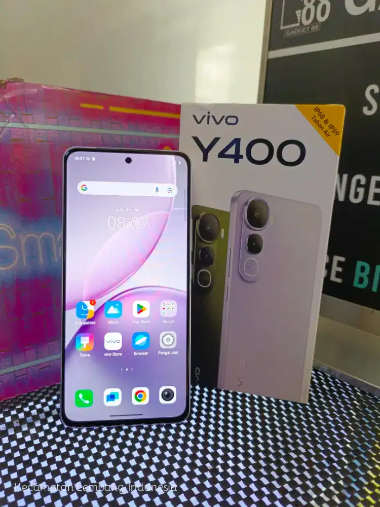 VIVO Y400 8+8/256 MULUS FULLSET