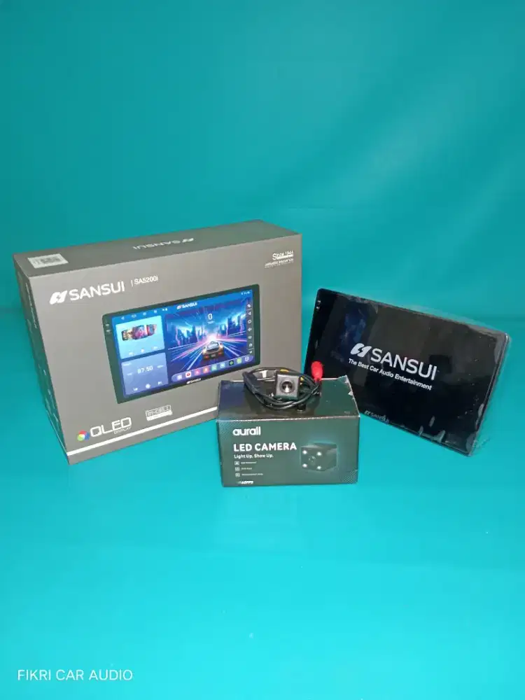 Head Unit Android SANSUI I LOTA 9 2/64 IN-CELL QLED & Camera Parkir