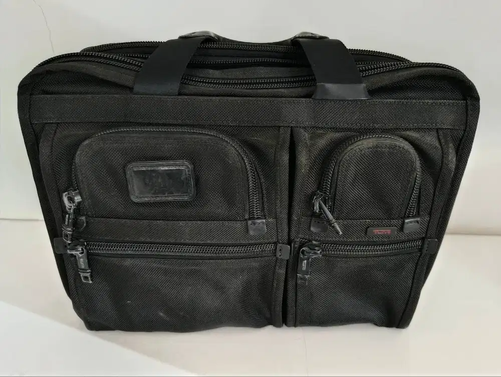 Tas Kerja Tumi Alpha T-Pass Expandable Laptop ORI - Black