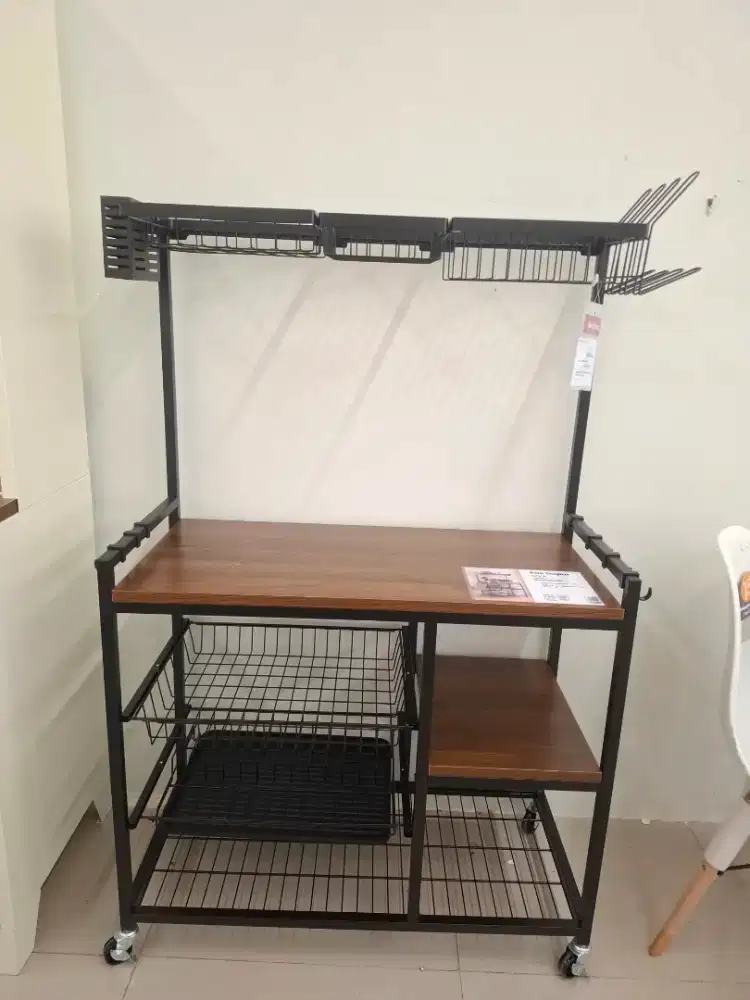 TROLI RAK DAPUR BESI 1JT AN BISA CICIL 0%