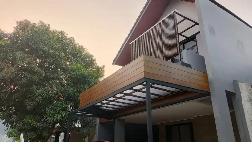 CANOPY KANOPI, KITCHEN SET, TRALIS, RAILING, TANGGA, PAGAR, ATAP BAJA
