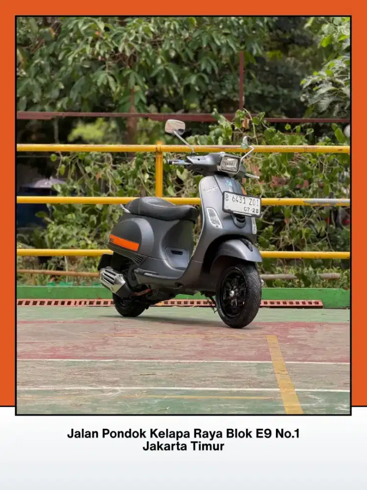 DIJUAL PIAGGIO VESPA S 125 IGET TAHUN 2018 PERFECT CONDITION