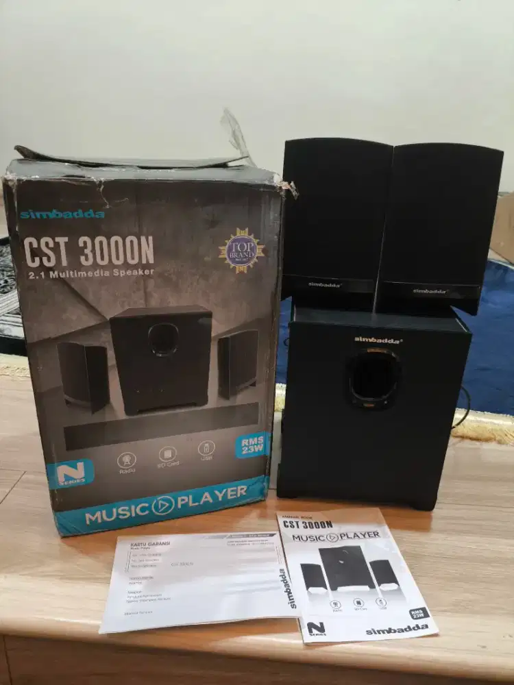 SIMBADDA CST 3000N 2,1 MULTIMEDIA SPEAKER RMS 23 W PRELOVED